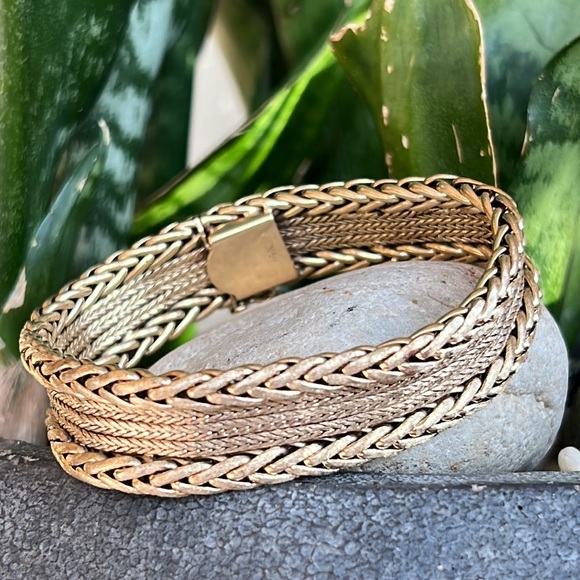 14 karat gold, Vintage, Bracelet - Picture 8 of 9